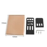 BEXIN L130A Soporte de placa L de liberación rápida de disparo vertical Soporte de base con orificios de tornillo de 1/4 pulgada - Imagen 5