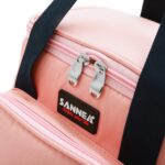 Bolsa de almuerzo plegable con aislamiento portátil para Picnic, dibujos animados respetuosos con el medio ambiente, Sanne Lunch Bag (Gray) - Imagen 5