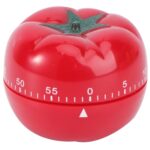 Recordatorio de alarma de temporizador mecánico de cocina con forma de tomate lindo creativo