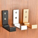 Colgador de ropa plegable, gancho para bata, ganchos decorativos para baño montados en la pared - Imagen 6
