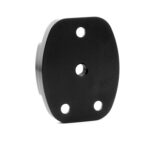 Base de aluminio del soporte del trípode de la liberación rápida de 4 agujeros para la cámara de los deportes, Black - Imagen 4