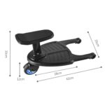 Cochecito de bebé, tablero de pie, accesorio para cochecito, tablero de actividades al aire libre - Imagen 4