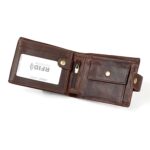 Crazy Horse Pattern Multi-bit Leather Card Bag Antimagnético RFID Monedero para hombres - Imagen 4