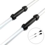 2 uds tubo de conexión de paleta de barco de goma conector Universal accesorios de barco para varilla de 26-28mm, Rubber Boat Paddle Connection Tube