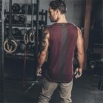 Camiseta sin mangas de secado rápido, chaleco holgado y transpirable para entrenamiento físico, XL - Imagen 5