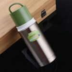 Frasco de vacío de acero inoxidable frío con aislamiento de té de negocios para niños y estudiantes de coche portátil, 300-400ml