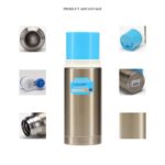 Frasco de vacío de acero inoxidable frío con aislamiento de té de negocios para niños y estudiantes de coche portátil, 300-400ml - Imagen 4