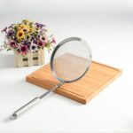 Caja de aceite de leche de soja para zumo de frutas de acero inoxidable, olla caliente, filtro de heces de harina, fuga de grasa, 16cm