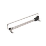 Herrajes para guardarropa Barra para colgar Push-Pull Barra para ropa, Y01 Iron Head 10 inches