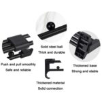 Herrajes para guardarropa Barra para colgar Push-Pull Barra para ropa, Y01 Iron Head 12 inches - Imagen 3