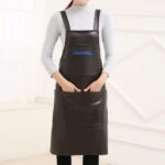Delantal impermeable a prueba de aceite, de cuero suave, grueso, resistente al desgaste, para hombres y mujeres