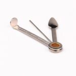 2 piezas multifuncional 3 en 1 de acero inoxidable para fumar tabaco limpiador de pipas herramienta de limpieza accesorios para fumar accesorios para malezas - Imagen 3