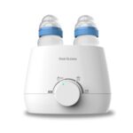 Esterilizador de biberón doble de alimentación universal para bebés, calentador eléctrico de leche para alimentos para bebés, calentador eléctrico 220 V