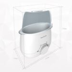Esterilizador de biberón doble de alimentación universal para bebés, calentador eléctrico de leche para alimentos para bebés, calentador eléctrico 220 V - Imagen 3