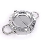 Cortador de masa de acero inoxidable para hacer dumplings, molde para dumplings, accesorios de cocina, herramientas de pastelería, Large 9.7cm with White Box - Imagen 2