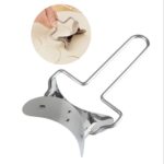 Cortador de masa de acero inoxidable para hacer dumplings, molde para dumplings, accesorios de cocina, herramientas de pastelería, 8.3 Dumplings Round Knife