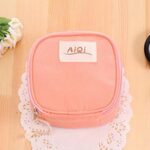 AIQI bolsa reutilizable húmeda multifuncional almohadillas sanitarias bolsas de maquillaje bolsa organizadora de herramientas de maquillaje