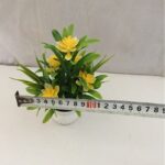10 macetas falsas plantas en maceta simulación Bonsai decoración de mesa - Imagen 5