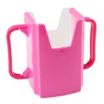 Taza de aprendizaje retráctil para bebé, soporte para bebidas antiaspersión en caja con mango, 10 Uds., Baby Learning Cup