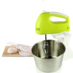 Batidora portátil, batidora eléctrica para masa y pasteles, batidora de huevos para hornear, máquina para batir crema - Imagen 3