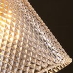 Lámpara de pared de cristal de cobre para sala de estar y dormitorio, All Copper Single Head - Imagen 5