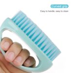 Cepillo de limpieza de baño para zapatos, cepillo de limpieza de pelo suave multifuncional, 2 uds. - Imagen 4