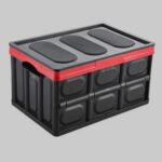 Caja de almacenamiento de maletero de coche Caja de almacenamiento de plástico plegable para coche, L