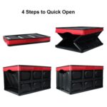 Caja de almacenamiento de maletero de coche Caja de almacenamiento de plástico plegable para coche, S - Imagen 3