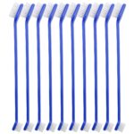 20 PCS perro gato eficaz mascotas cuidado bucal cepillo de dientes para mascotas, Blue Handle + Medium Hair