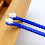 20 PCS perro gato eficaz mascotas cuidado bucal cepillo de dientes para mascotas, Blue Handle + Medium Hair - Imagen 4