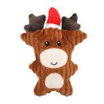 WJ084 Navidad Santa Claus juguetes para perros masticar juguetes de peluche para mascotas Squeaker - Imagen 2