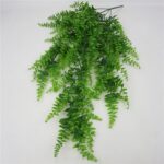 Simulación de helecho, hierba, planta colgante de pared, decoración para el hogar, tienda de bodas - Imagen 3