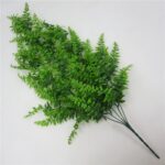 Simulación de helecho, hierba, planta colgante de pared, decoración para el hogar, tienda de bodas - Imagen 4