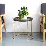 Mesa de centro simple Mini juego de té plegable maceta muebles de sala de estar - Imagen 2