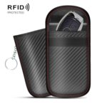 Bolsa para teléfono móvil con llave de coche RFID antimagnética, juego de protección, bolsillo para teléfono móvil contra radiación