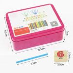 Herramientas de matemáticas de aprendizaje temprano Montessori, palo Digital para niños, material didáctico para jardín de infantes - Imagen 4