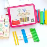 Herramientas de matemáticas de aprendizaje temprano Montessori, palo Digital para niños, material didáctico para jardín de infantes - Imagen 5
