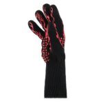 Guantes resistentes al calor y a altas temperaturas, resistentes al fuego, para cocinar, hornear, barbacoa y parrilla, Red Torch