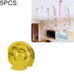 Adornos en espiral de PVC de 70cm, 5 uds., adornos navideños para jardín de infantes, aula, fiesta de cumpleaños, diseño de escena, adornos colgantes de lentejuelas