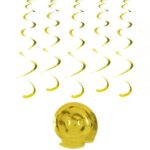 Adornos en espiral de PVC de 70cm, 5 uds., adornos navideños para jardín de infantes, aula, fiesta de cumpleaños, diseño de escena, adornos colgantes de lentejuelas - Imagen 2