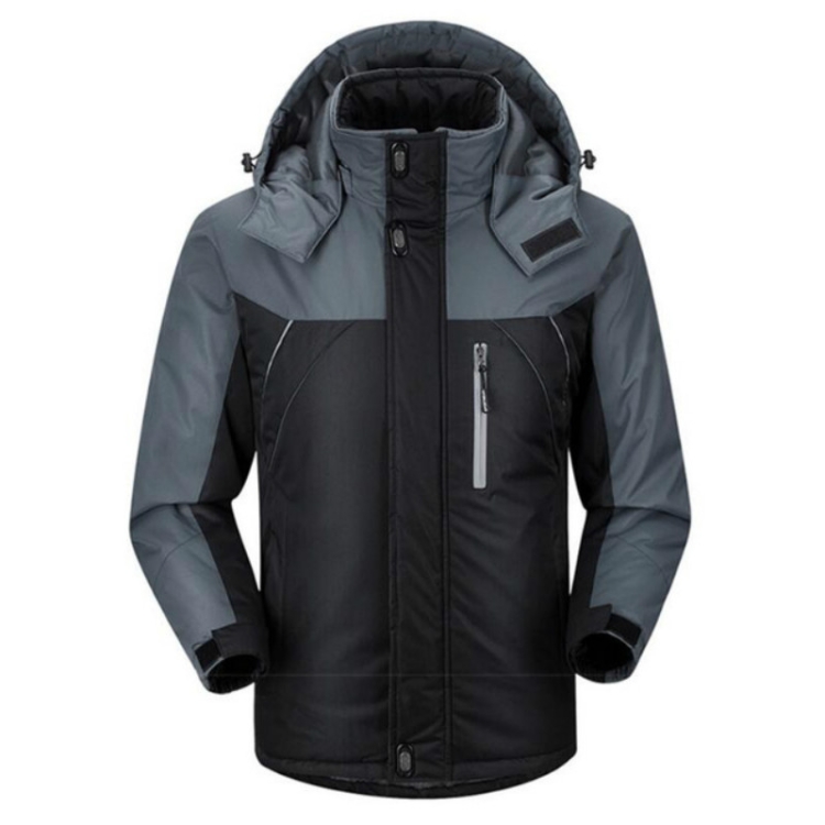 TBD0414996804A.jpg Hombres Invierno Grueso Lana Impermeable Outwear Chaquetas Abrigos, XXXXL - Imagen 1