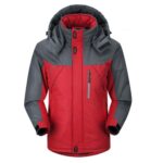 Hombres Invierno Grueso Lana Impermeable Outwear Chaquetas Abrigos, XXXL - Imagen 4