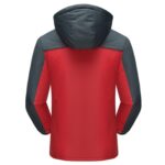 Hombres Invierno Grueso Lana Impermeable Outwear Chaquetas Abrigos, XXXXXL - Imagen 4