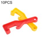 10 Uds abridor de cubos de ABS resistente al agua, herramienta de llave de cubierta abierta para cubos de pintura gruesa, entrega de colores aleatorios