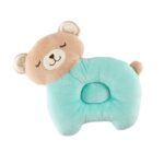 Almohada protectora para la cabeza de algodón con dibujos animados para bebé, reposacabezas lavable y transpirable a prueba de mordeduras