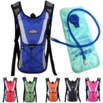 Mochila de ciclismo para montañismo y deportes al aire libre con bolsa de agua de 2 litros, Blue with Water Bag - Imagen 2
