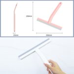 Limpiaparabrisas de plástico suave para suelo de baño, herramienta de limpieza de vidrio, artefacto, oficina, hogar, 5 uds., 5 PCS Phosphor - Imagen 3