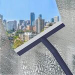 Limpiaparabrisas de plástico suave para suelo de baño, herramienta de limpieza de vidrio, artefacto, oficina, hogar, 5 uds., Violet Blue