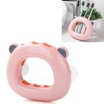 Estante para colgar en la pared del baño montado en la pared soporte creativo para estante de cepillo de dientes con ventosa para parejas