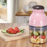 Taza mezcladora portátil, exprimidor eléctrico de leche de soja, máquina de cocina multifunción, picadora de carne para el hogar, Plastic Cup - Imagen 3